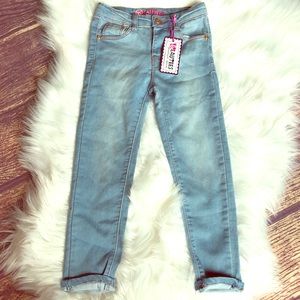 ❤️Beautees girls 4T skinny elastic jeans NWT